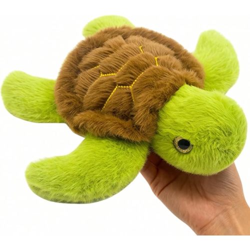 Turtle Stuffed Animal Sea Turtle Plush Toy Soft Stuffed Turtles Stuffy Cute Ocean Plushies Birthday Easter Gifts for Boys Kids Green 9 Inches