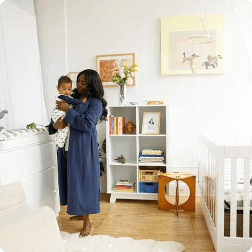 Organic Lounge Robe - Organic Maternity Clothes - Monica + Andy