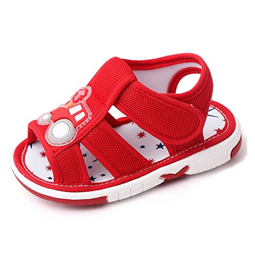 OAISNIT Baby Boy Girl Summer Sandals Infant Squeaky Shoes Lightwight Non-Slip Toddler First Walkers