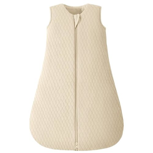 Yoofoss Baby Sleep Sack 12-18 Months TOG 2.5 Winter Baby Wearable Blanket, 100% Organic Cotton Toddler Sleeping Sack 2-Way Zipper Warm Quilted Sleep Sack