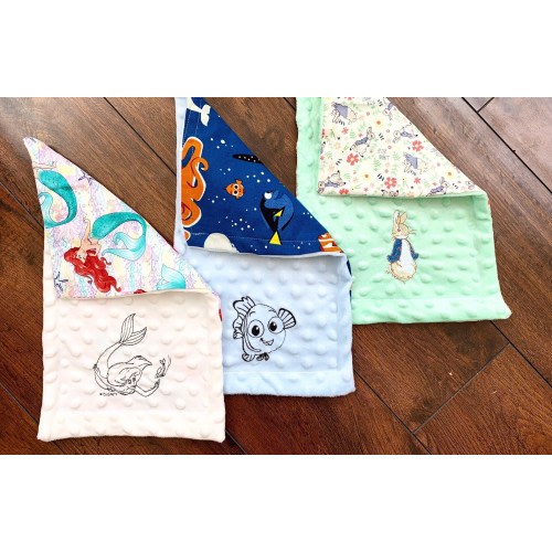Shoulder Baby Burping  Cloths / lap cloths  Super Soft With Disney Themed Fabric On Reverse