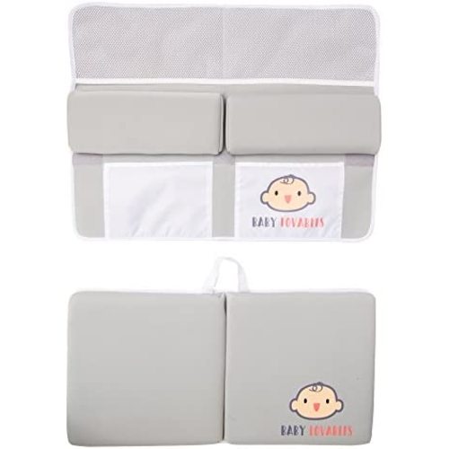 Bath Kneeler with Elbow Pad Rest Set - Padded Knee Mat for Tub Bathing & Bathroom Time - Bathtub Kneeling Waterproof Cushion Mats - Infant or Baby Toy Accessories - Bath time Knee Saver - Shower Gift