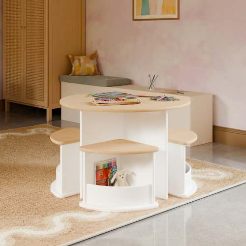 Babyletto Kids Nessa Nesting Play Table & Chair Set