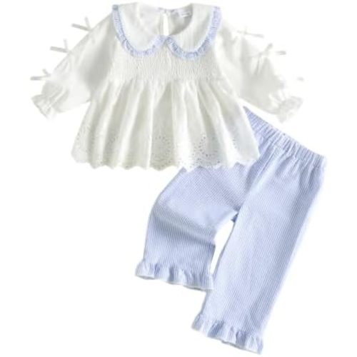 Toddler Baby Girl Clothes Little Girls Fall Outfits Winter 3pcs Pants Set