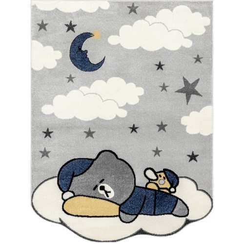5x8 Nuloom Ryder Sleeping Bear Kids Area Rug