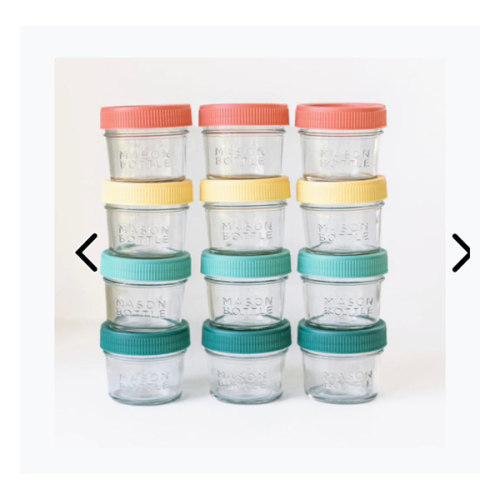 Breastmilk Storage Jar Set – Mason Bottle