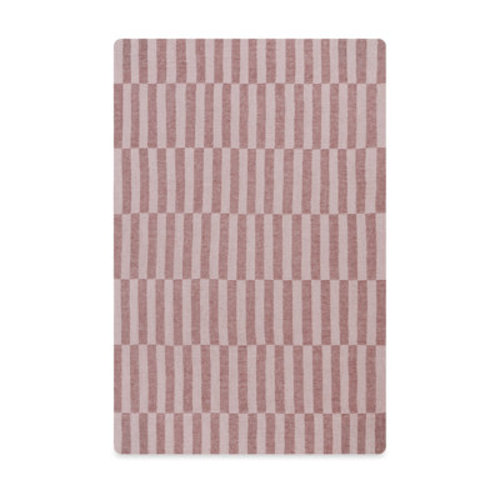 Maroon Stripe Muslin Mini Crib Sheet | Wayfair
