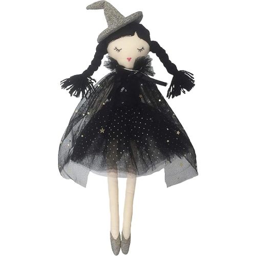 MON AMI Cassandra Witch Doll – 15” | Soft & Elegant Plush Doll for Kids of All Ages | Use as Toy & Decorations, Ideal Gift for Christmas