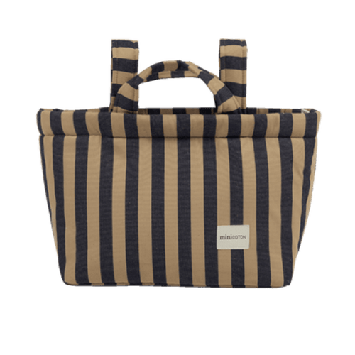 Carry - Navy + Caramel - PRE ORDER · Minicoton