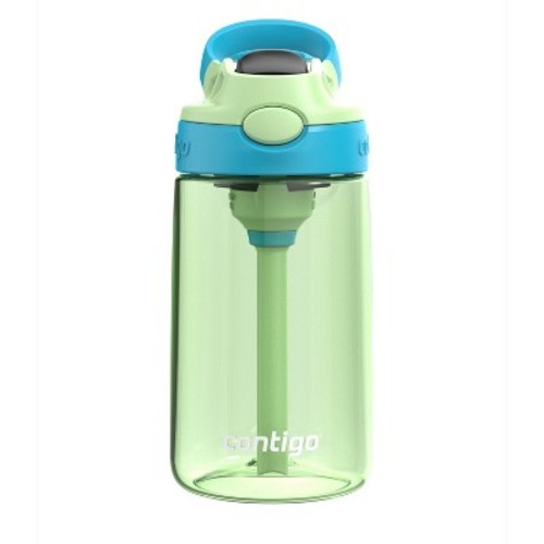 Contigo Kids' Cleanable Autospout 14oz Water Bottle Cucumber with Blue Raspberry