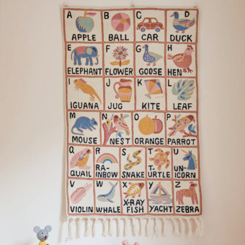 Alphabet tapestry, Aru