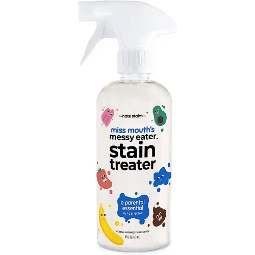 Amazon.com: Miss Mouth's Messy Eater Stain Treater Spray - 16oz Stain Remover - Newborn & Baby Essentials - No Dry Cleaning Food, Grease, Coffee Off Laundry, Underwear, Fabric : Health & Household
