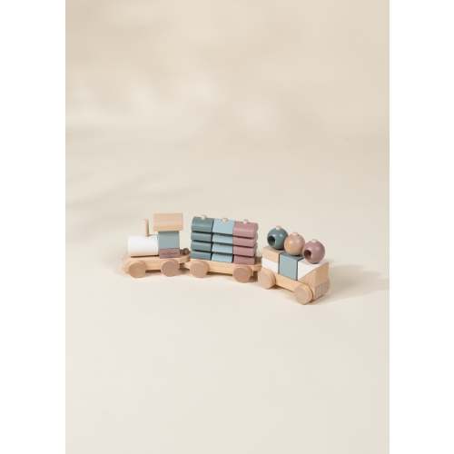 Oversized Wooden Stacking Train