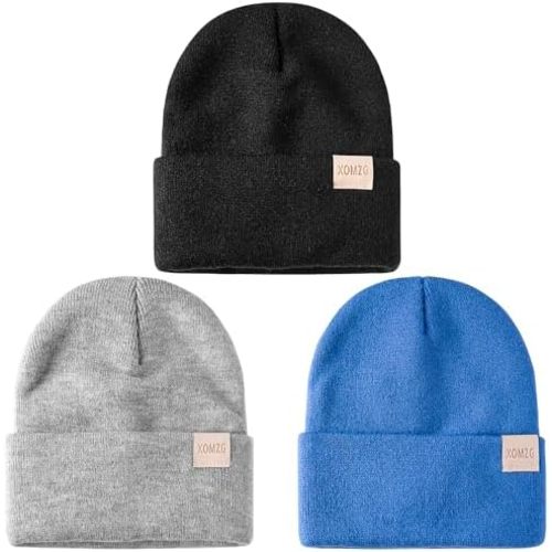 Toddler Beanie Kids Winter Hats Infant Warm Knit Cap Newborn Winter Warm Hat for 0-36 Month Boys Girls