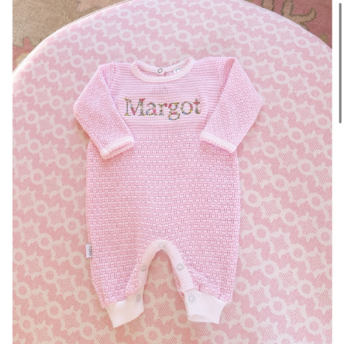 Paty PINK Knit Romper with Key-Hole Back – Stitchin' Pretty