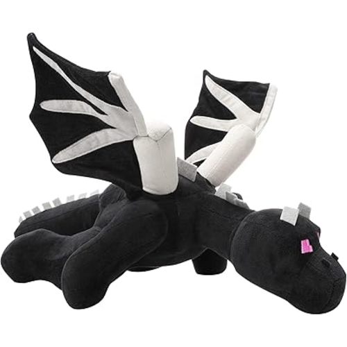 Black Dragon Plush 23.7 in Video Game Stuffed Animal Toy Character Birthday Xmas Thansgiving Gifts for Kids Fans