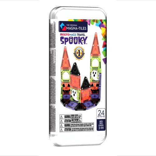 The Original MAGNA-TILES® microMAGS Spooky Travel Set 24-Piece Magnetic Construction Set
