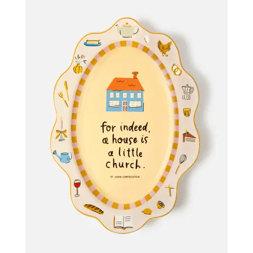 "Little Church" plate