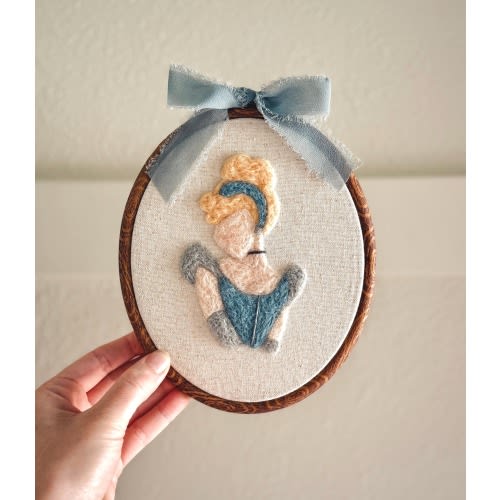 Cinderella Inspired Nursery Decor, Personalized Princess Wall Art, Fairytale Girl Room Decor, Girls Room Decor, Baby Shower Gift