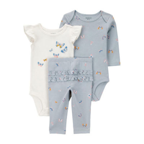 Carter's Baby Girls 3-pc. Pant Set