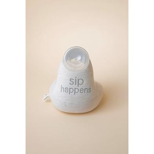 Bottle Holder Pillow, Adjustable Nursing Support Pad for Bottle Feeding, Ergonomic for Mom, Arm & Wrist Relief "Sip Happens"