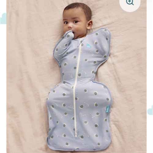 Swaddle Up™ 1.0 TOG Cotton Mist Blue Turtally