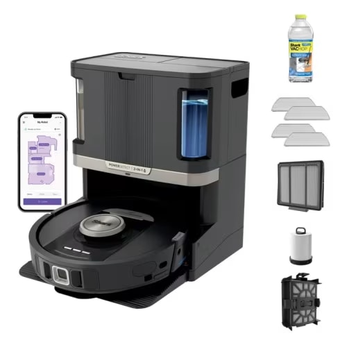 Shark PowerDetect 2-in-1 Robot Vacuum & Mop with NeverTouch Pro Self-Cleaning Base | Costco