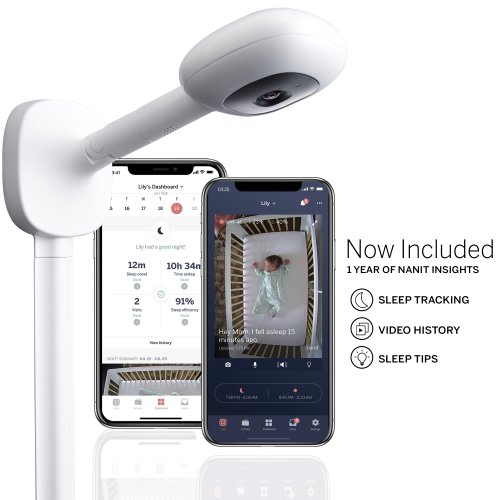 Nanit Plus™ Video Baby Monitor with Sleep Tracking (Wall Mount)