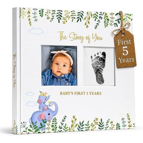Keepsake Baby Memory Book for Boys and Girls