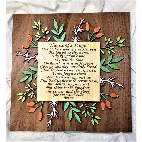 The Lord's Prayer Floral Wall Art | MakerPlace by Michaels