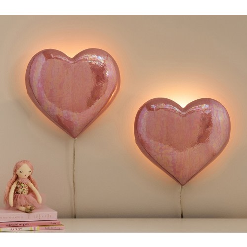 Heart Lit Decor, Set of 2 (11"x 10")