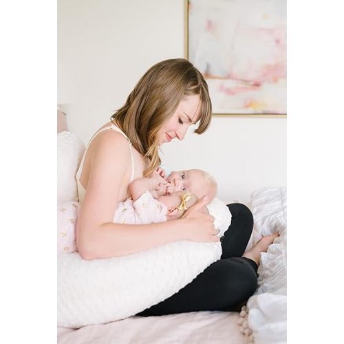 Pillow Cream - The #1 Rated Twin Breastfeeding and Bottle Feeding Pillow! A Must Have for Twins! - Cuddle Cream DOTS The Ultimate Baby Essentials! The Best in Twins Baby Gear!
