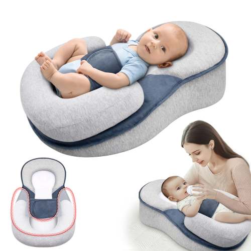 Anti-Reflux Elevated Baby Lounger For Newborns And Infants