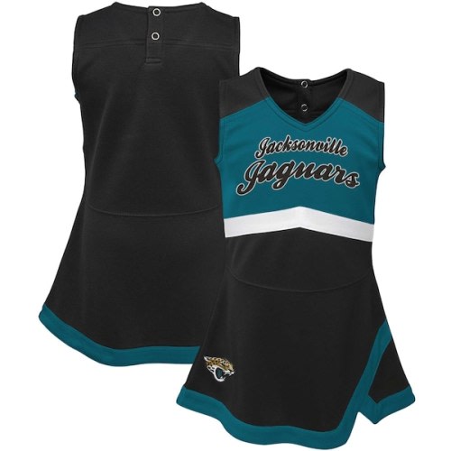 Girls Infant Jacksonville Jaguars Black Cheer Captain Jumper Dress