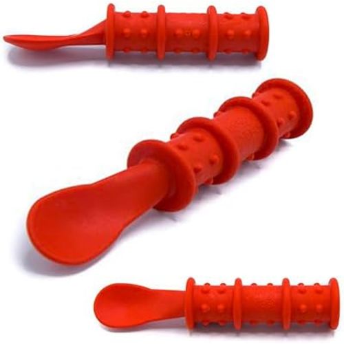 Sensory Spoon (from The Makers of Chewy Tubes) - self-Feeding with Infants as Young as 7 Months