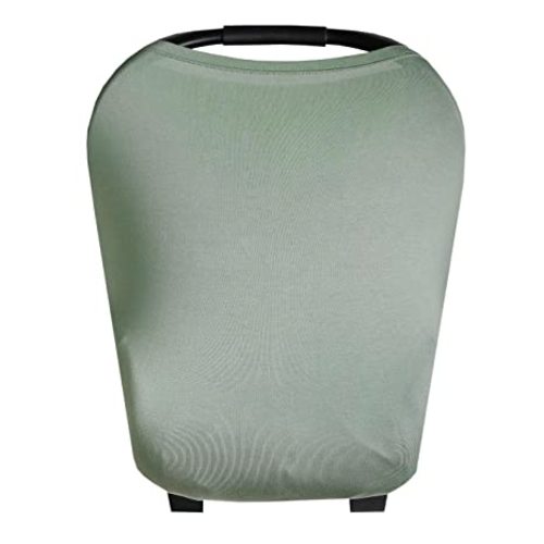 Copper Pearl Nursing Cover for Breastfeeding – Multi-Use Baby Car Seat Cover, Stroller Cover & Breast Feeding Cover Up for Women, Stretchy Breathable High Quality Cover for Boy or Girl, Oat