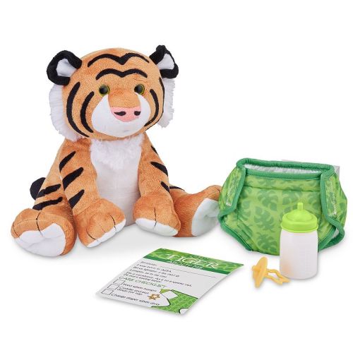 Melissa & Doug 11-Inch Baby Tiger Plush Stuffed Animal