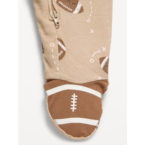 Newborn 2-Way-Zip Sleep & Play Footed One-Piece for Baby