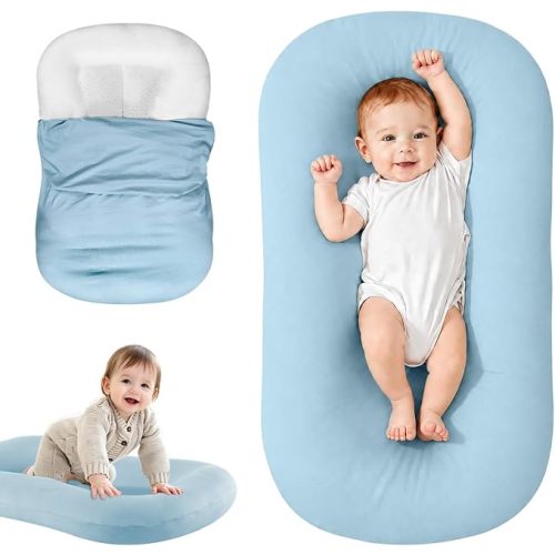 Infant Support Cushion for Newborn, Portable Tummy Time Mat