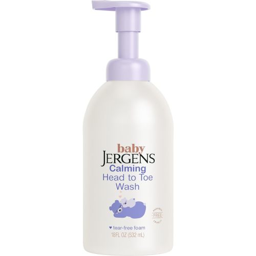 Jergens Baby Calming Head-to-Toe Foaming Wash & Shampoo, 18 Fl Oz