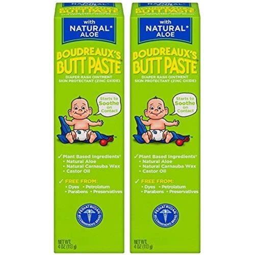 Boudreaux's All Natural Butt Paste 4 oz (Pack of 2)