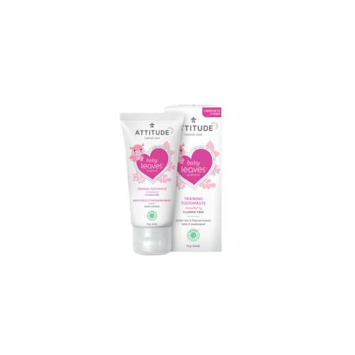 ATTITUDE Baby Leaves Training Toothpaste Strawberry Flavour Fluoride Free