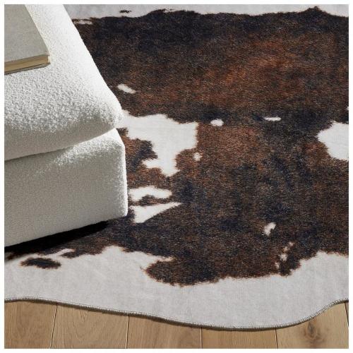 Cow Hide Shaped Rug