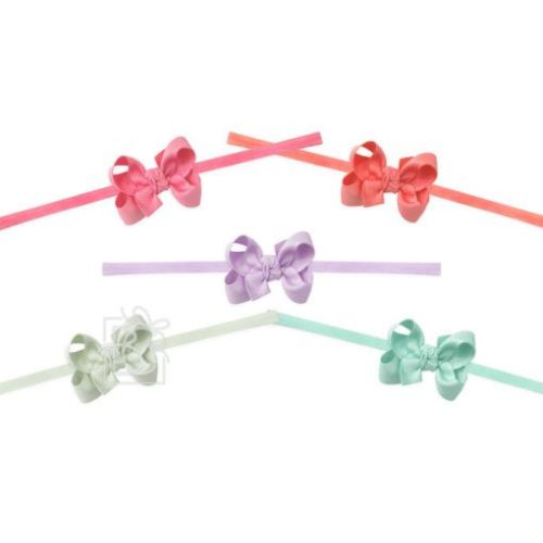 Satin Double Knot Bow on Clip