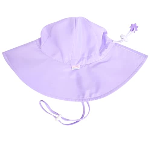 Unisex Baby Sun Hat with UPF 50+ Outdoor Adjustable Beach Hat,Baby Girl Wide Brim Bucket Hats for Infant Toddler Little Boy