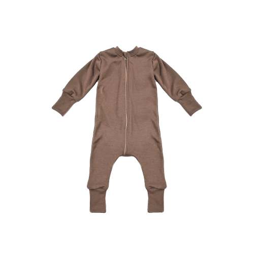 Merino Wool Zippered Eversuit™ Sleeper | Mocha