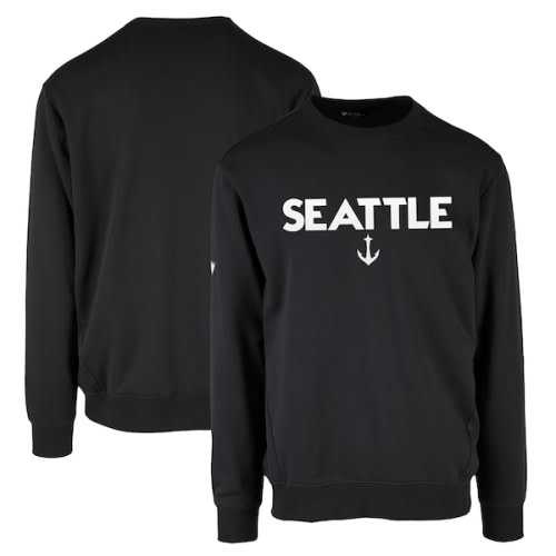 Men's Seattle Kraken Levelwear Black Zane City Capsule Pullover Sweatshirt