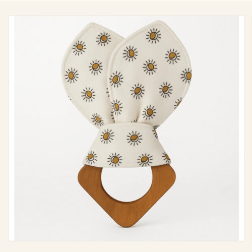 Baby Teething Ears - Sun Ray | 100% Organic - Finn + Emma