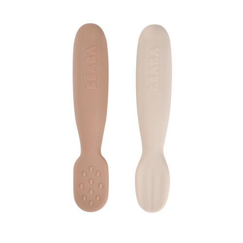 Beaba Silicone Pre Spoons 2 Pack Pralin Clay