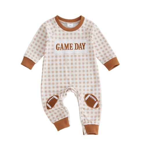 Baby Jumpsuit, Long Sleeve Crew Neck Stripes Embroidery Pumpkin Newborn Romper Halloween Baby Clothes for Girls Boys